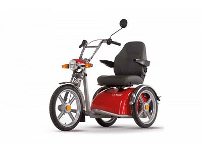 Trojkolesový elektrický invalidný skúter Kyburz classic - repasovaný