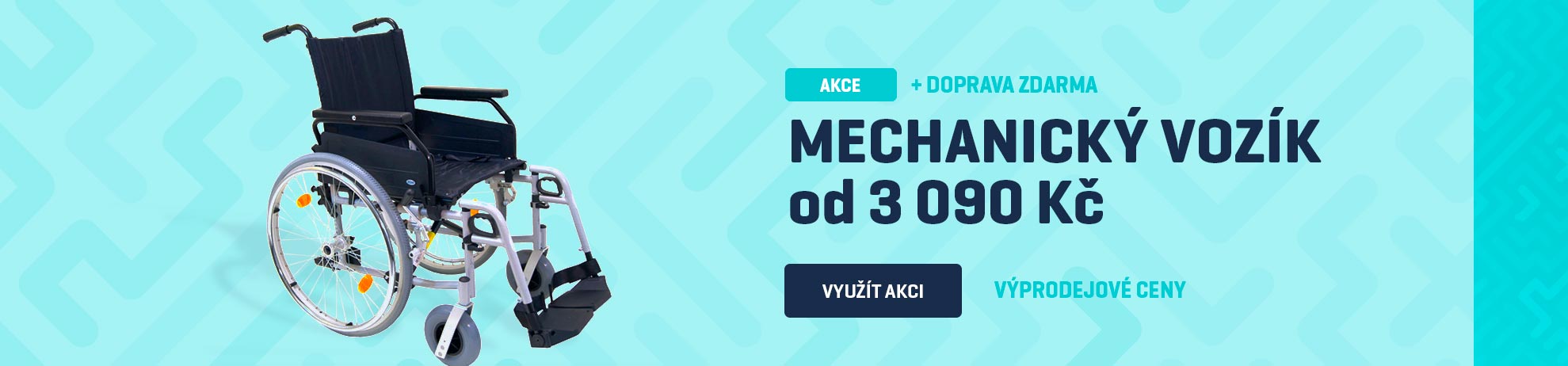mechanické invalidní vozíky